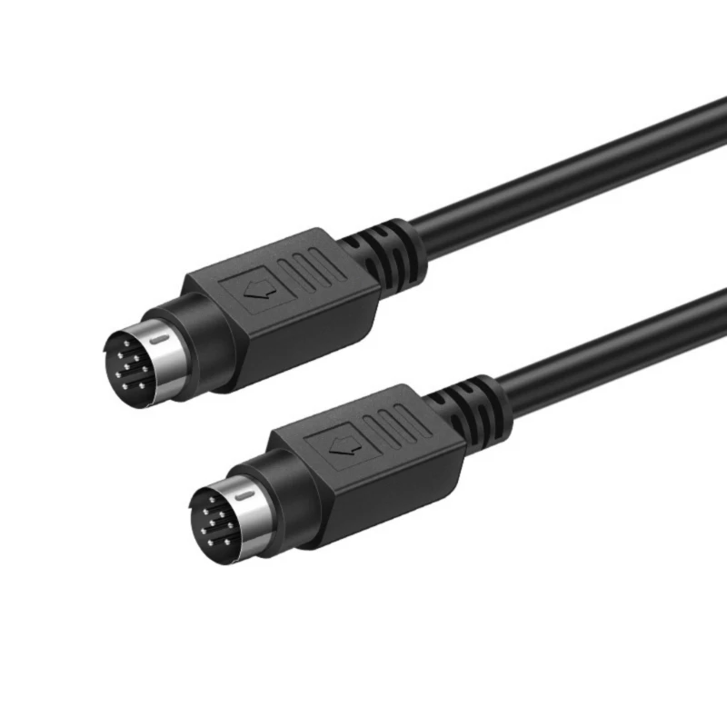 C90C Low Latency Din 8Pin Cable Male to Female/Male Controller Cable Replacement for Mouse Keyboard Gaming Console