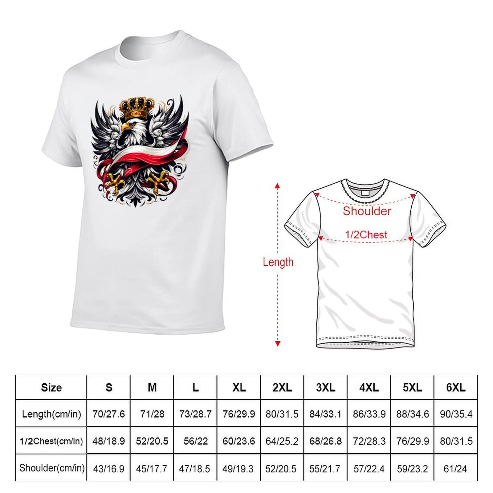 Poland Polska Polish flag flag gift T-Shirt cotton t shirt pack T-Shirt