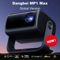 Google TV Dangbei MP1 Max Projector 4K 3100 ISO Lumens LED Tri-Laser DLP Projector 110% BT.2020 WiFi6 Dolby Audio 2*12W Speakers