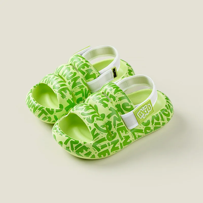 Children Eva Sandals Summer Soft Sole Beach Slipper For Boys And Girls Kids Non-slip Outdoor Casual Comfortable Shoes H32-1