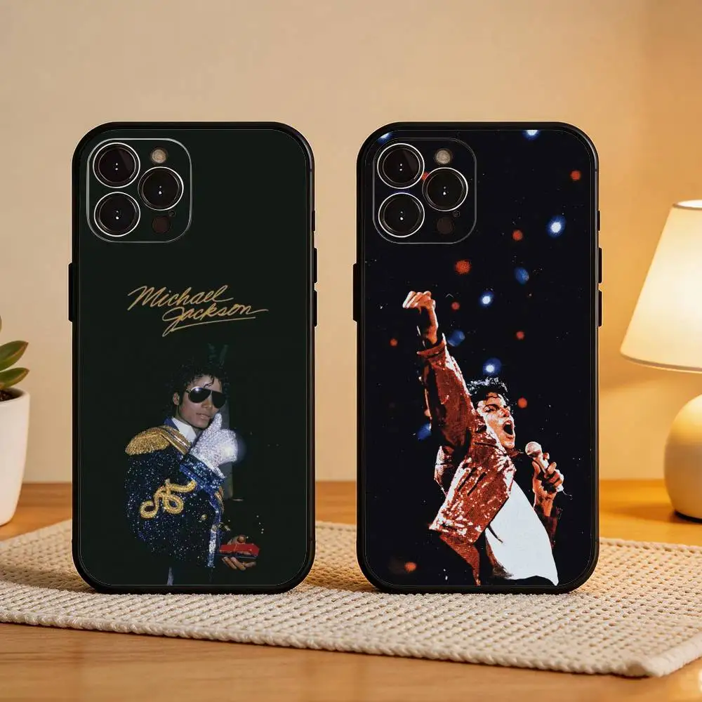 

Classic Michael Jackson Legend Phone Case For iPhone17,16,15,14,13,12,Plus,Pro Max, 5G Others Soft Black Cover