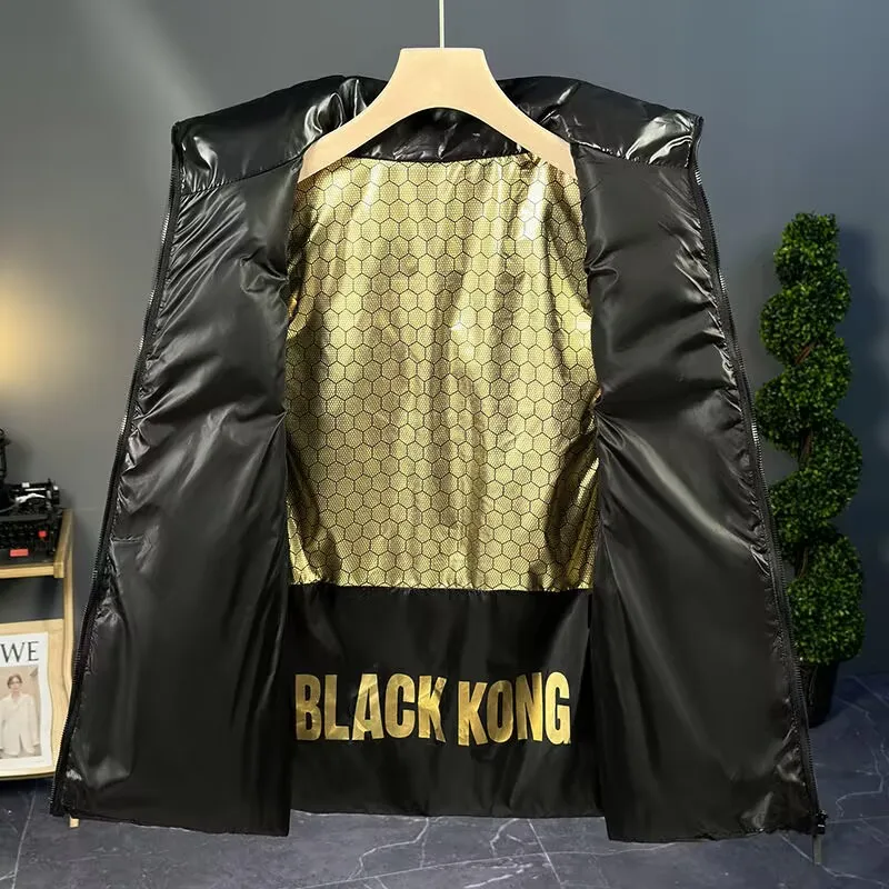 

Новые пуховые хлопковые жилеты, пальто для женщин, осень-зима, корейская свободная куртка-пуховик без рукавов, женские повседневные теплые парки, жилет