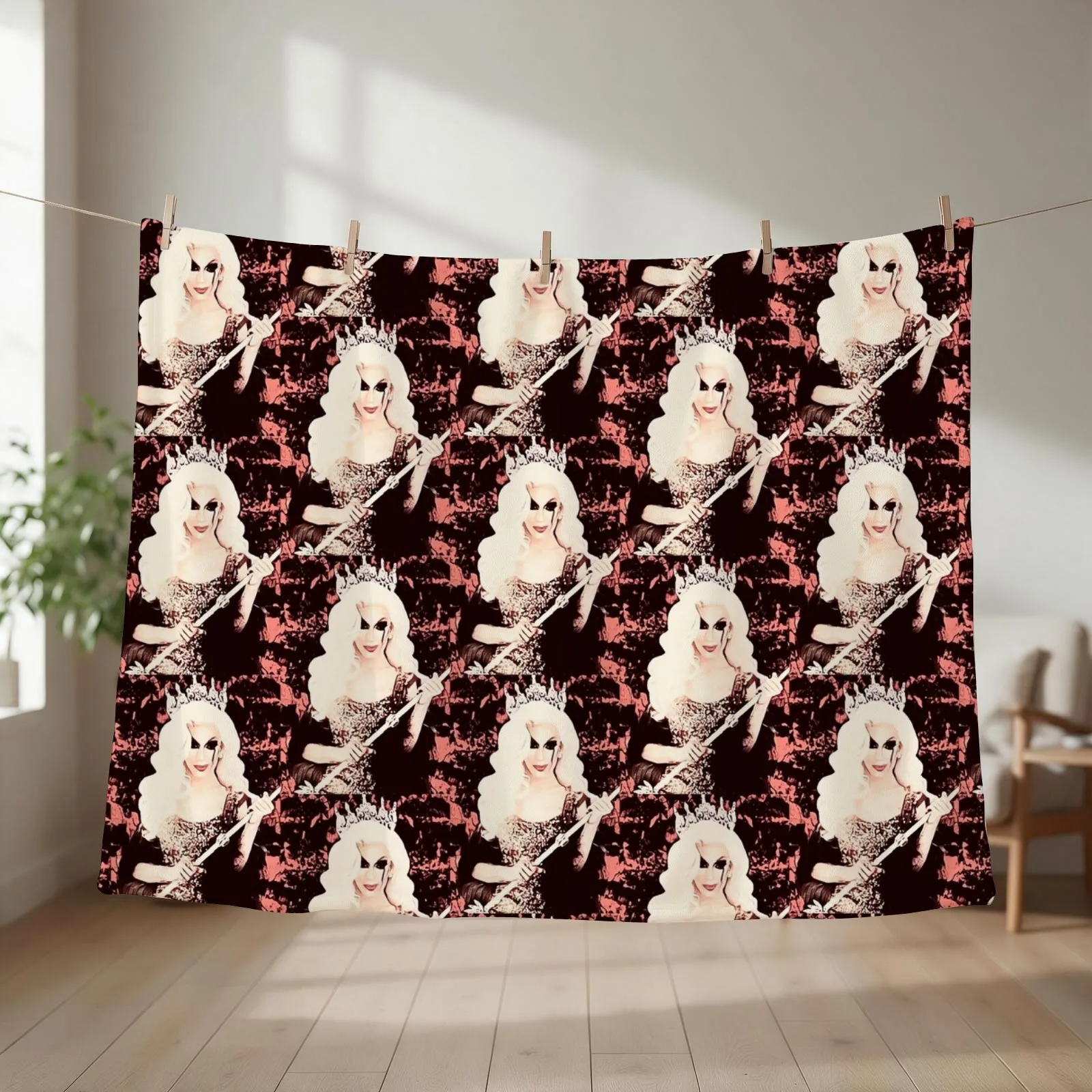 Alaska crowned Throw Blanket couch cozy soft plush fuzzy picnic outdoor blanket