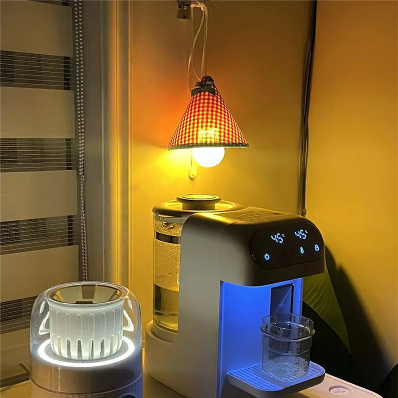 ABUH-warmes LED-Nachtlicht zur Wandmontage, Atmosphärenlicht für Mädchen, niedliche Schlafzimmerdekoration, Schreibtischlampe, warmes Licht für Nachttische