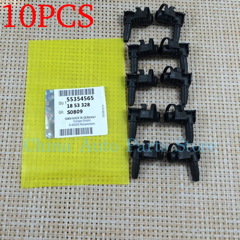 10PCS Original Water Outlet Hose Connector For Chevrolet Cruze 1.8 Epica Sonic Pontiac G3 Opel Vauxhall Astra Zafira  55354565