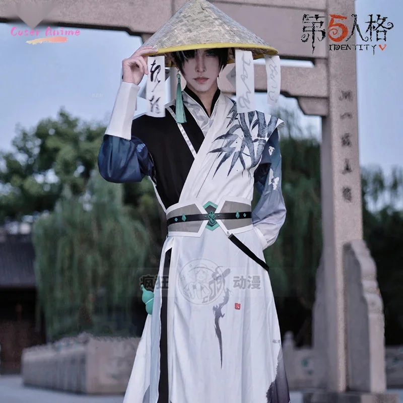 【Coser】잭 코스프레 의상 게임 정체성 Ⅴ 유니폼 할로윈 파티 여성용 남성용 카니발 소품