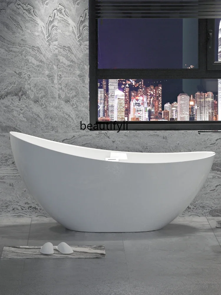 Acrylic Imperial Concubine Large Bathtub Home Adult Hotel Simple Independent One-Piece Bath