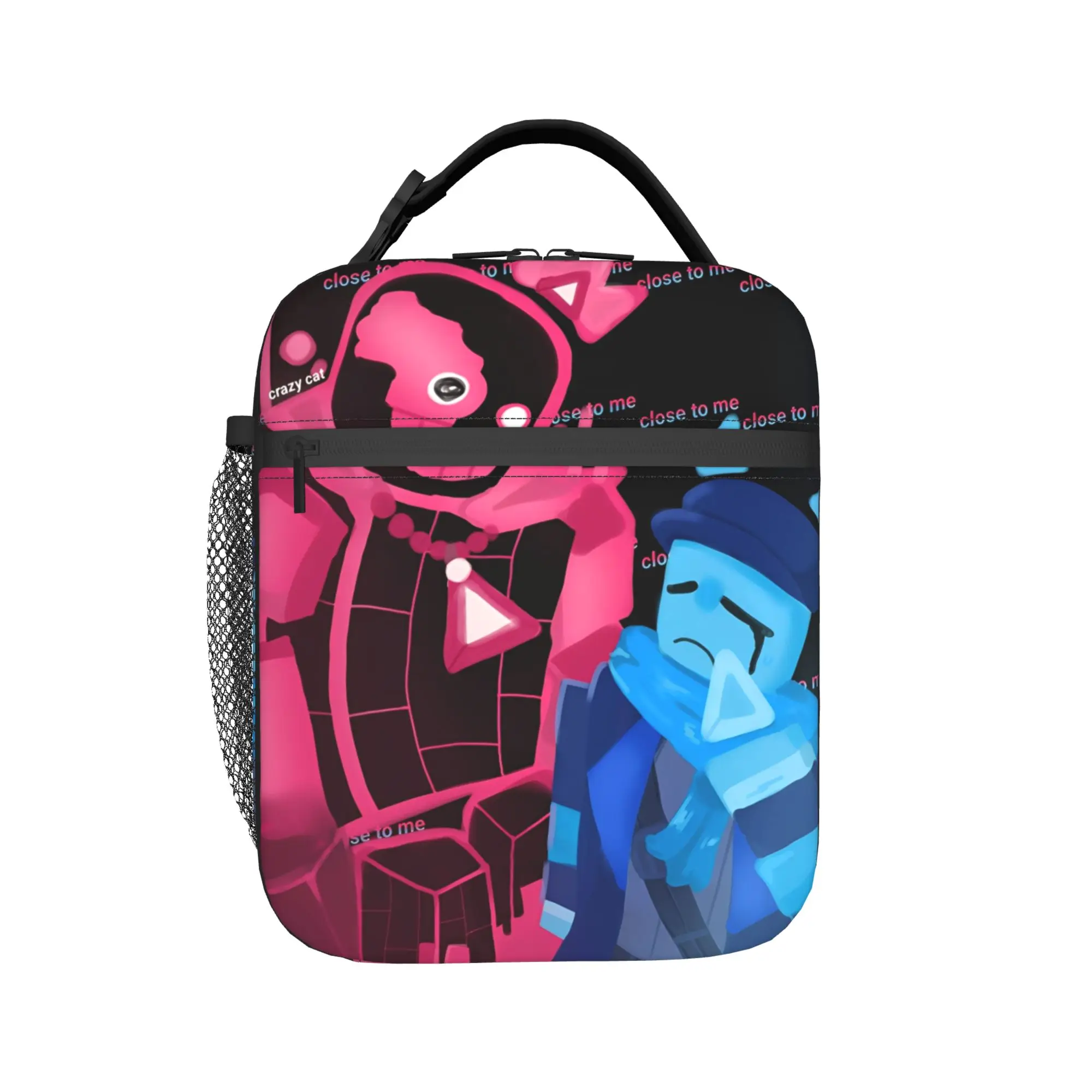 

Cube and Blixer Game Merch Insulated Lunch Bag For Work Storage Food Boxes Reusable Thermal Cooler Lunch Boxes