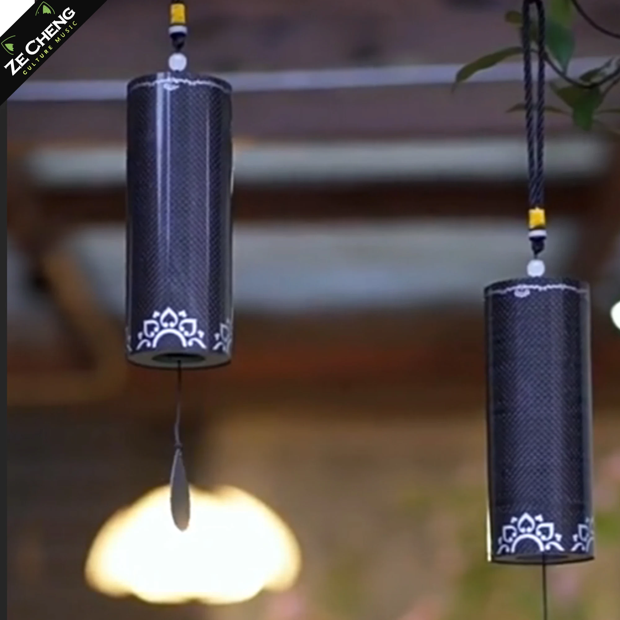 Windbell C G Am Dm Chord Carbon Fibre Wind Chime 8 Tone Rods Wind Chimes Zen Meditation Craft Home Garden Patio Ornaments
