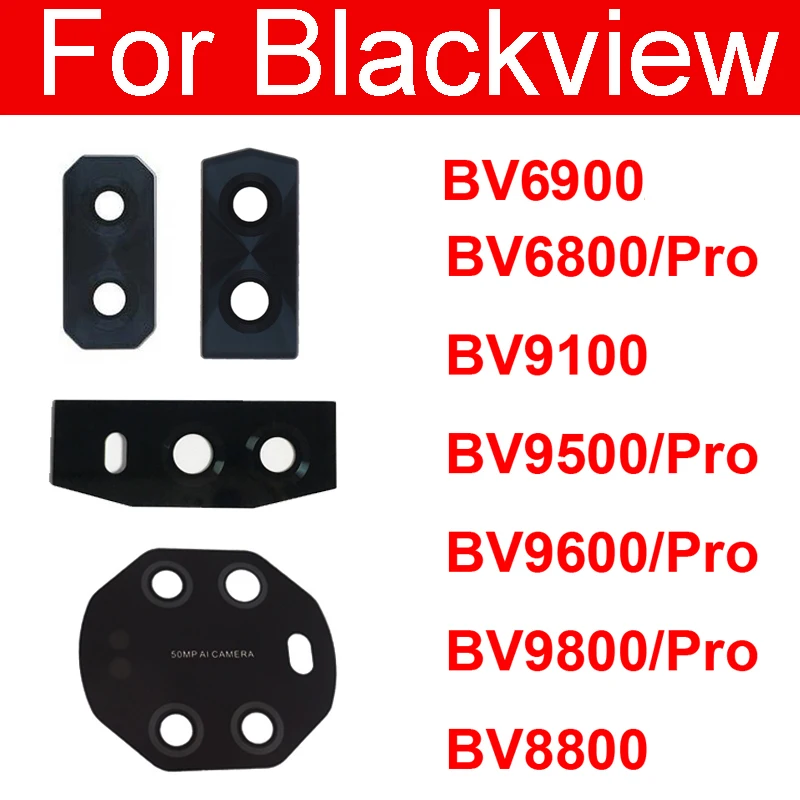 Szklany obiektyw tylnej kamery do Blackview BV9100 BV8800 BV6800 BV6900 BV9500 BV9600 BV9800 Pro Części szklanej soczewki tylnej kamery głównej