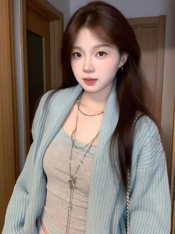 

Комплект футболок Ele, повседневный свитер на бретельках, топ, брюки, осенний удобный модный женский комплект одежды