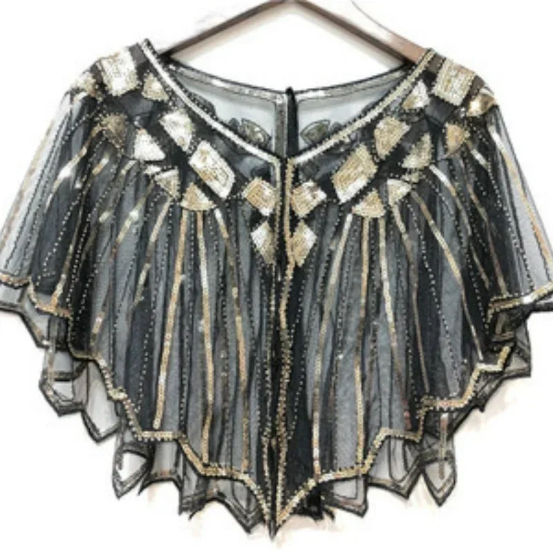 Рисунок 5 - Женская шаль с бисером и блестками