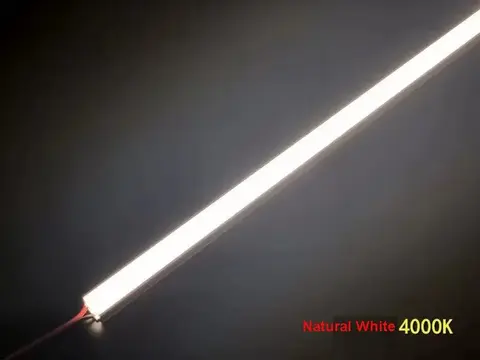 5 uds 9cm 13cm 25cm 50cm fino 12v 24v LED gabinete tira dura barra rígida tubo tienda exhibición mostrador estante mercado retroiluminación