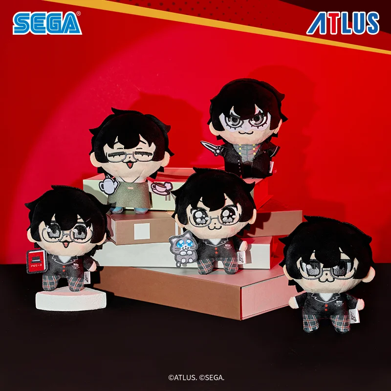 Persona 5 Protagonist Okawa Takehisa Plush Keychain Official Japanese Anime Stuffed Pendant Collectible For Anime Game Fans