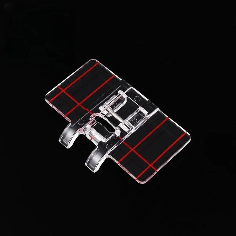 Plastic Clear Parallel Stitch tool Foot Presser Border Guide Foot Domestic Sewing Machine accessories for