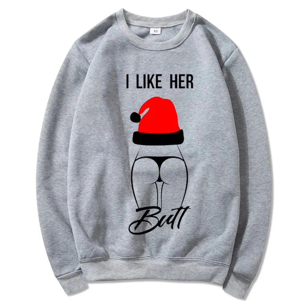 크리스마스 커플 스웨터, 겨울 스웨트셔츠, 메리 크리스마스 풀오버, 커플 매칭, 크리스마스 점퍼, 크루넥 남성 여성