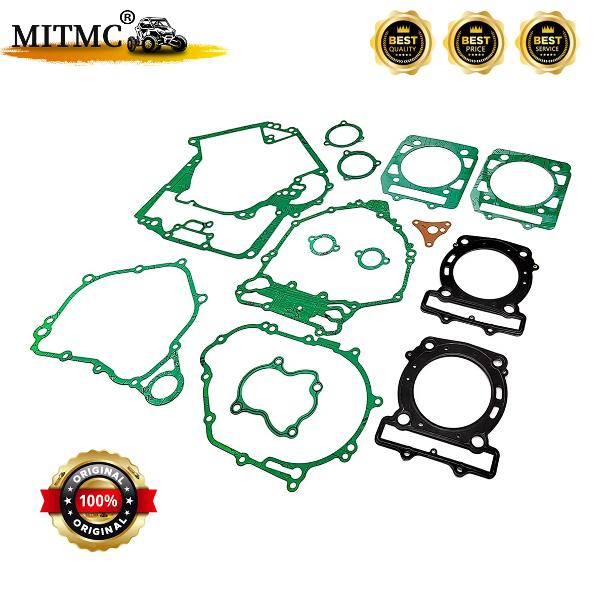 

MITMC HS800 Full Set Gasket Hisun Parts HS2V91MW 800cc HS 800 TACTIC STRIKE ATV UTV Quad Engine Spare For Coleman for Cub Cadet