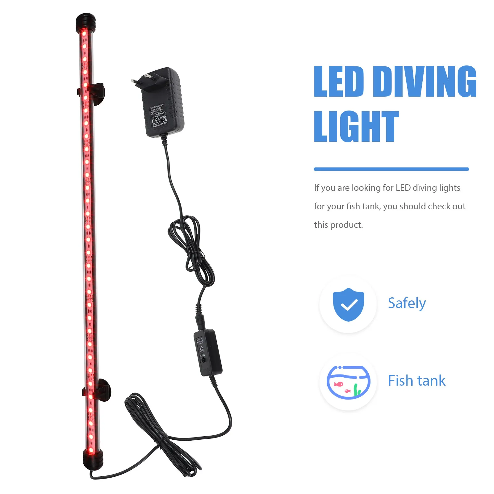 

Креативный светодиодный светильник для аквариума с водонепроницаемым дизайном и превосходным качеством изготовления, идеально подходит для ландшафтного дизайна аквариумов и аквапоники.