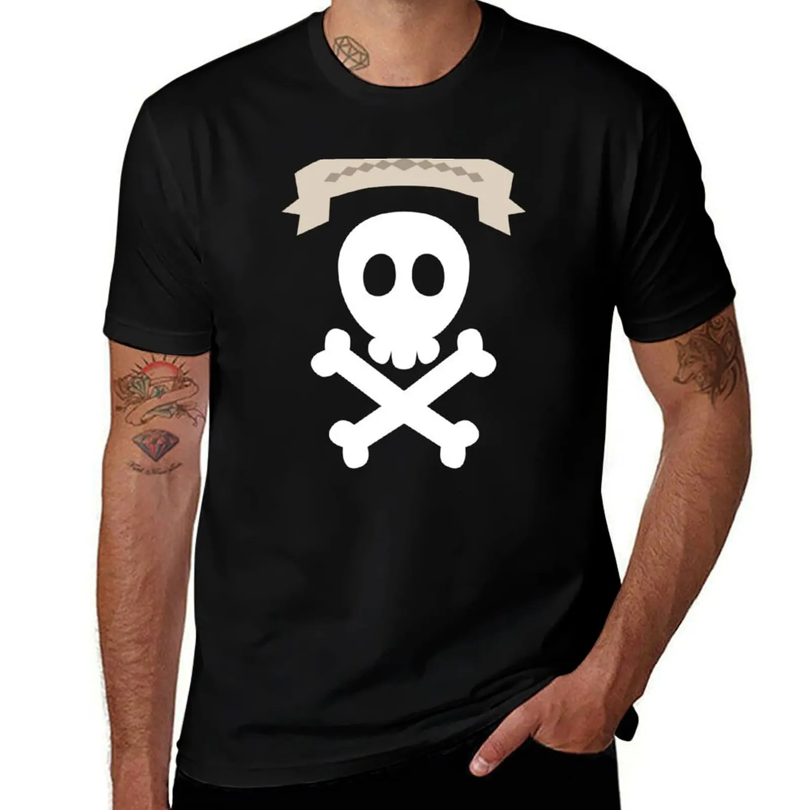 

Ichikawa Kyoutarou (Boku no Kokoro no Yabai Yatsu) Skull T-Shirt cotton t shirts man 100% T-Shirt