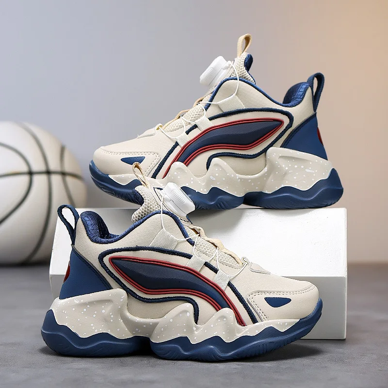 

A pair of children's four-season leather sport shoes, campus wear-resistant daily leisure shoes, sizes 31-40，LY-L9811