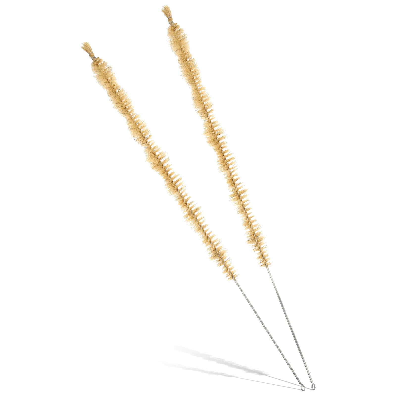 2 قطعة فرشاة مكثف المختبر أنبوب طويل تنظيف دائم المحمولة مقبض مختبر تنظيف أداة أنبوب طويل تجربة فرشاة