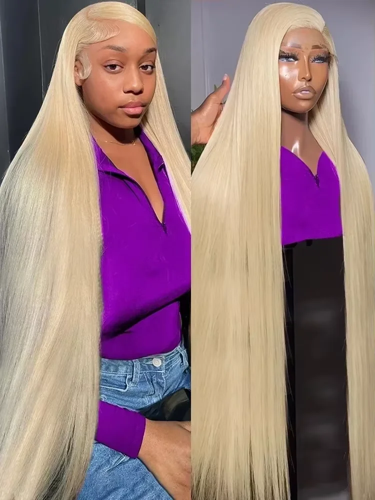 

613 Honey Blonde 220 Density 13x6 Hd Lace Front Human Hair Wig 13x4 Bone Straight Human Hair Wigs 30 40 Inch Lace Frontal Wigs