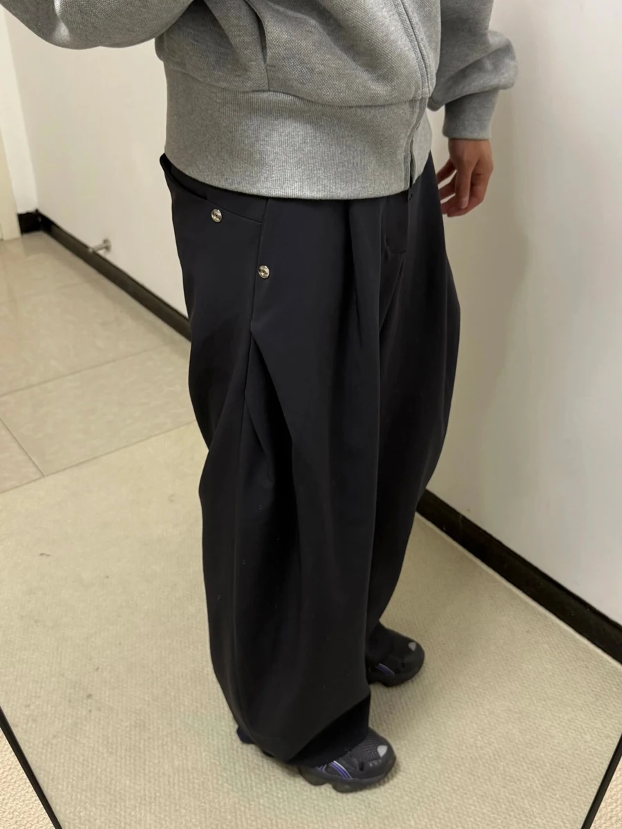 

Высококачественные брюки CleanFit High Street Knife: прямые повседневные брюки для мужчин и женщин, модные, с эластичным поясом