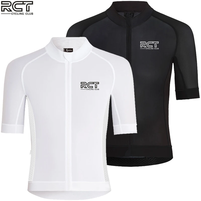 Maillot Ciclismo Hombre 2024 RCT Club Bike Cycling Jersey Summer Short Sleeve 자전거의류 MTB Ropa Hombre Roupa De Ciclismo Masculino