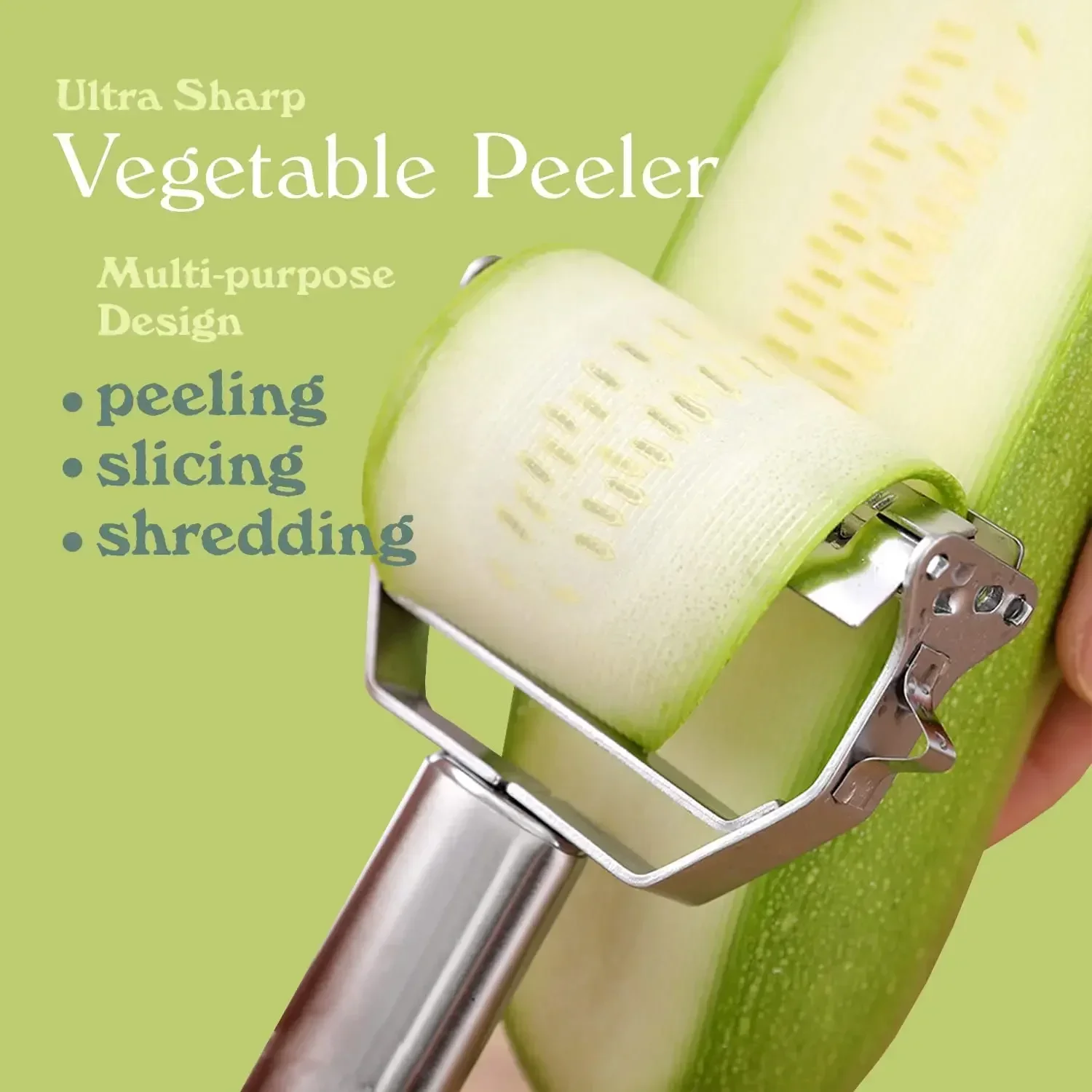

Stainless Steel Peeler Vegetable Peeler Multi-function Fruit Potato Carrot Cucumber Grater Sharp Julienne Peeler Kitchen Tools