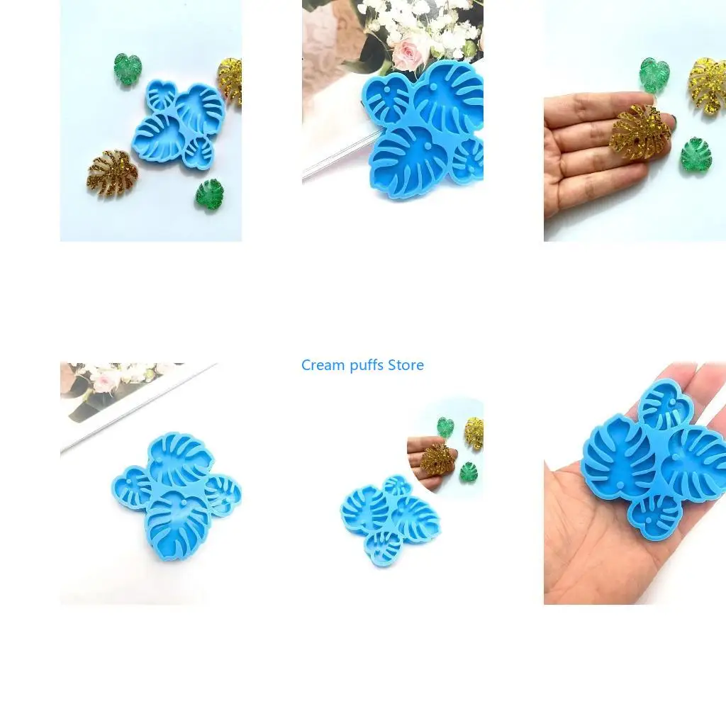 50LE Silicone Pendant Mold For Resin Acrylic Jewelry Tools Earring Necklace Pendant Resin Mold Casting Mold Jewelry Making