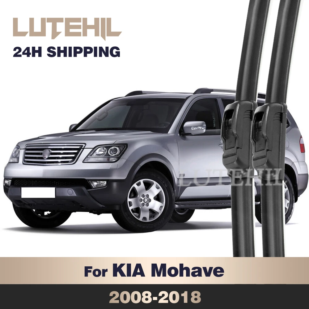 

Для KIA Mohave MK1 2008-2018 2009 2010 2011 2012 2013 2014 стеклоочиститель передние щетки стеклоочистителя лобовое стекло щетка 24 "+ 20"