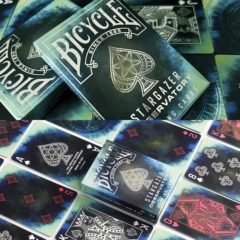 أوراق لعب مرصد الدراجة Space Galaxy Deck Poker Size ألعاب البطاقات السحرية خدعة سحرية للساحر المحترفين