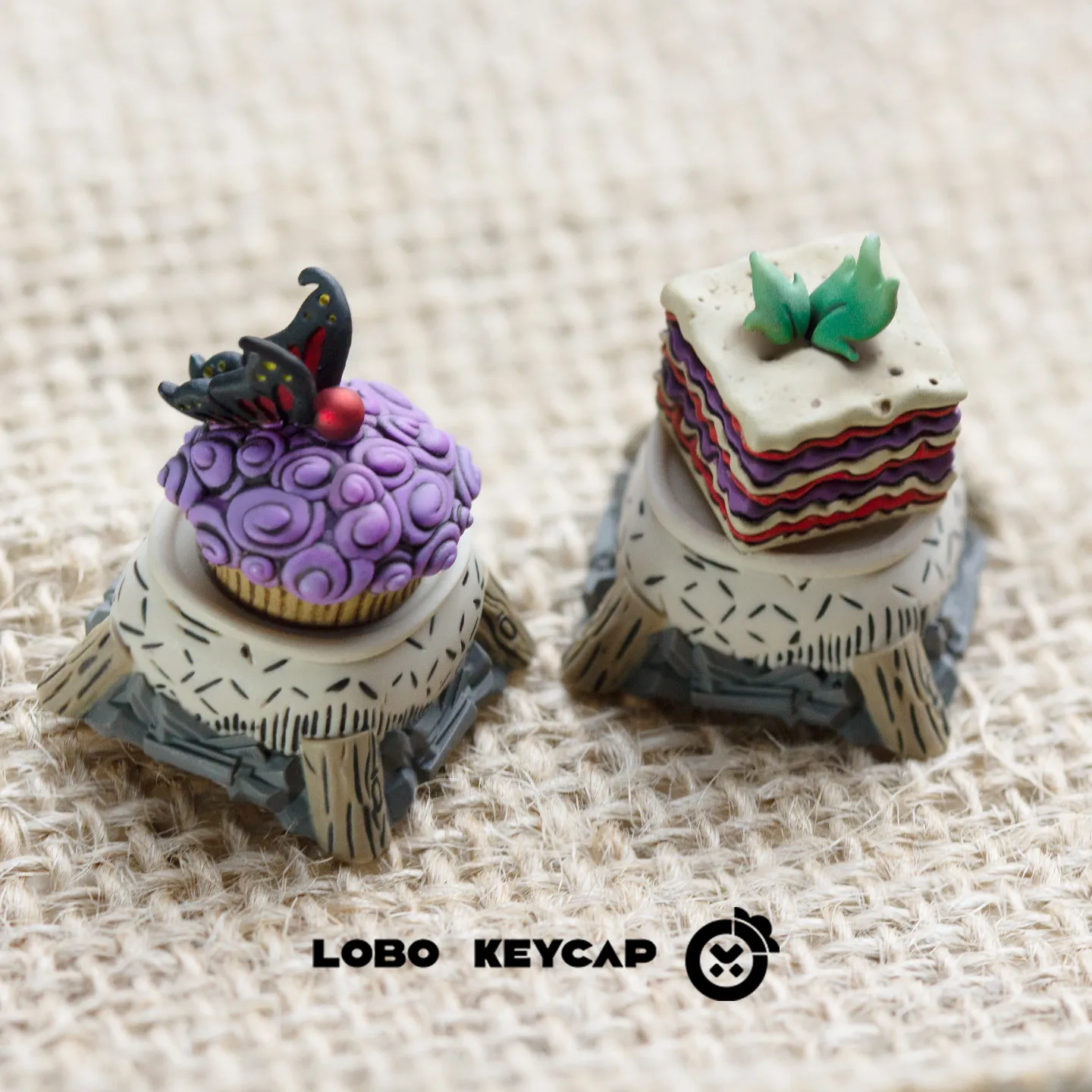 Don't Starve Chester Butterfly Muffin Keycap, Adorno de Resina para Teclado con Personaje de Videojuego, Decoración Individual de Anime, Accesorios para Teclas Esc