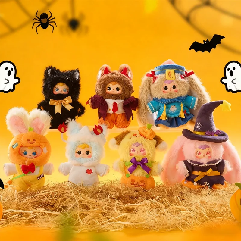 

Samuel 400% Halloween Mischief Ghost Diary Series Blind Box Vinyl Plush Doll Trendy Toys Cute Work partner Doll Desktop Ornament