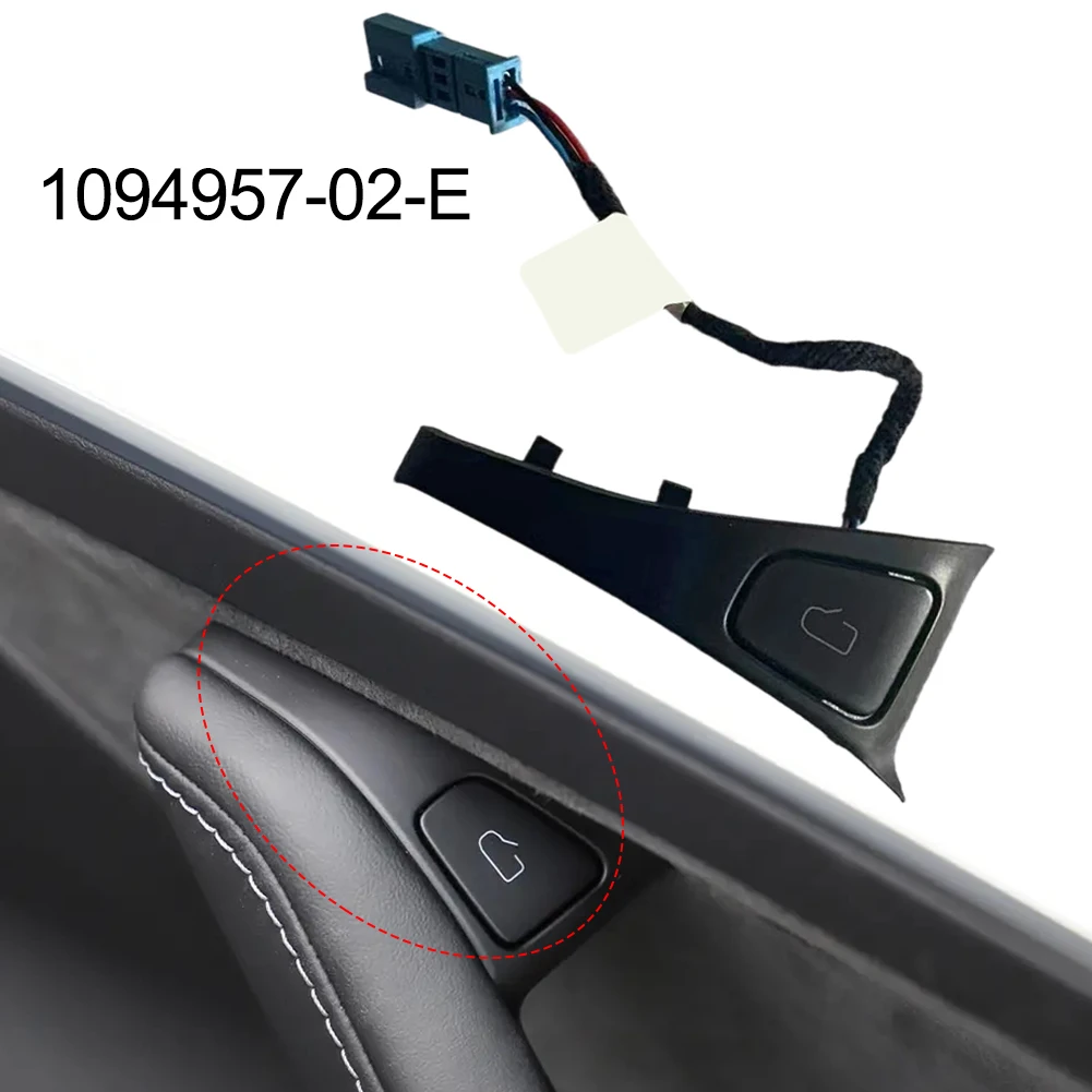 

For Tesla Model 3/Y 2021 2023 Front Right Door Switch Button Replacement with OEM 109495702E Suitable for Car Door