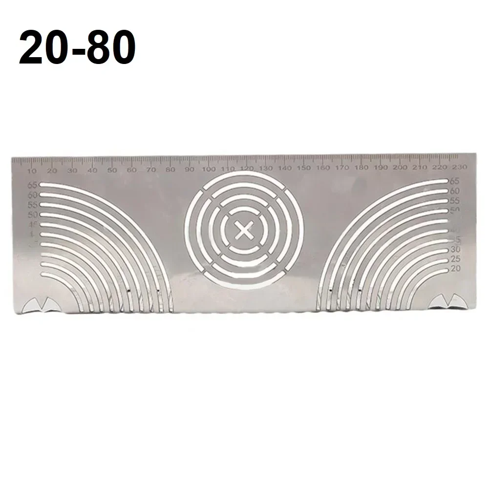 

Square Tube Rounded Corner Drawing Ruler 90 Degree Multifunctional Drawing Tool Flex= Angle =Arc= Marking Tool Marking Gauge
