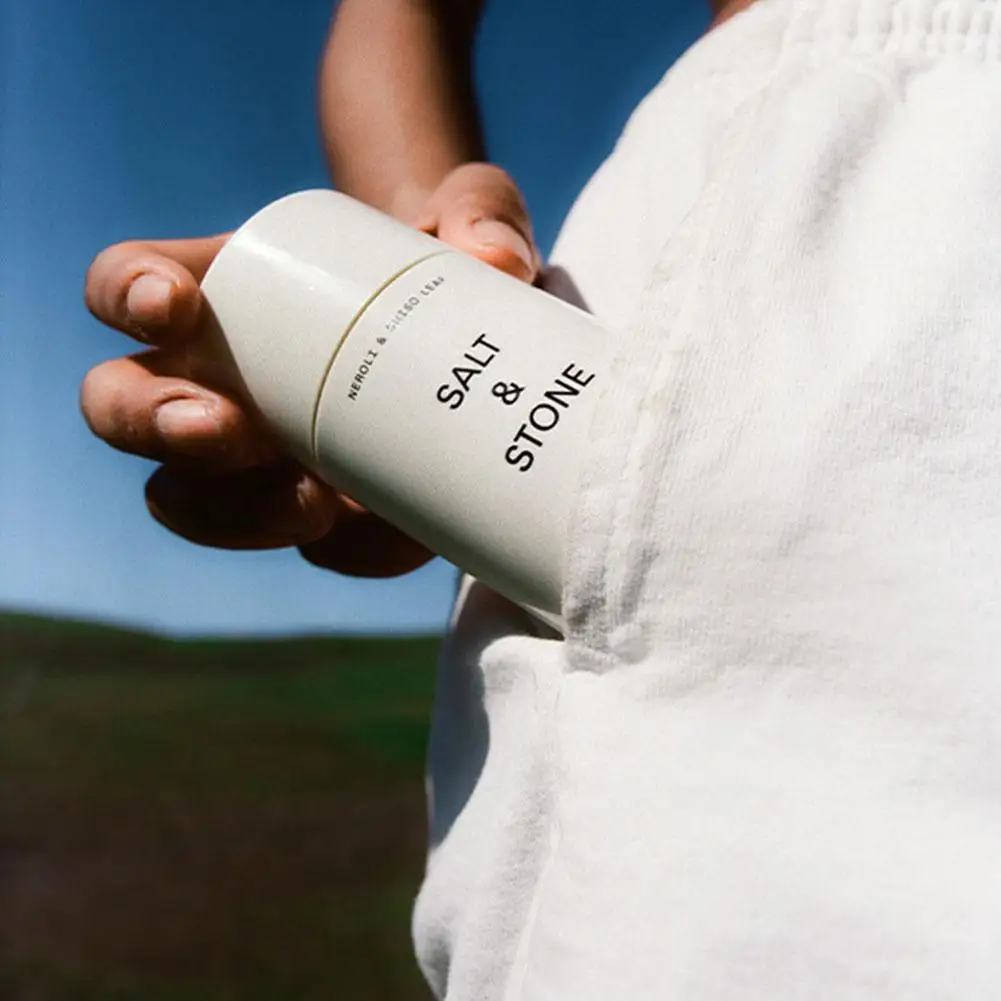 

Sweat & Odor Block Natural Deodorant Stick Mineral Salt & Essential Oil Formula Effective Clean & Vegan Deodorant by SALT&STONE