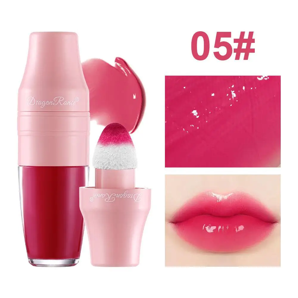 Dragon ranee 6 COLOUR Shake & Go บลัชออนแบบน้ำลิปสติกแบบยาวกันน้ำลิปสติก B9Q6ติดทนนาน