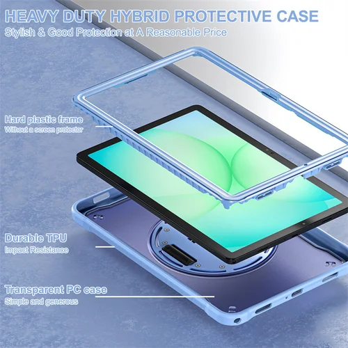 Imagen 2 del producto Para Samsung Galaxy Tab A11 + A9 + A9 A11 Plus 11 pulgadas SM-X230 Funda niños a prueba de golpes Tablet Funda para Tab A9 A11 8,7 ""SM-X130 Funda