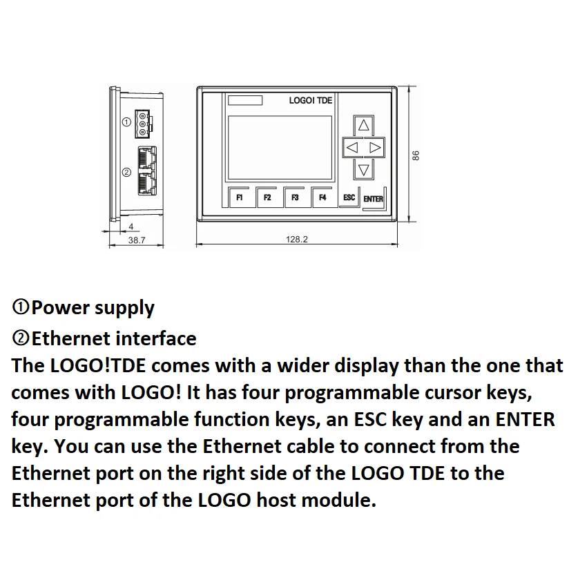 Écran tactile HMI pour Siemens, 6ED1, 055-4successif 08-0BA1, 6ED1055-4successif 08-0BA1, neuf dans la boîte