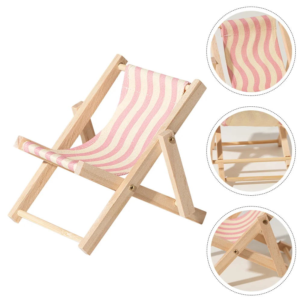 Mobile Phone Holder Desktop Beach Chair Model Smartphone Dock Cellphone Stand Tablet Bracket Pink