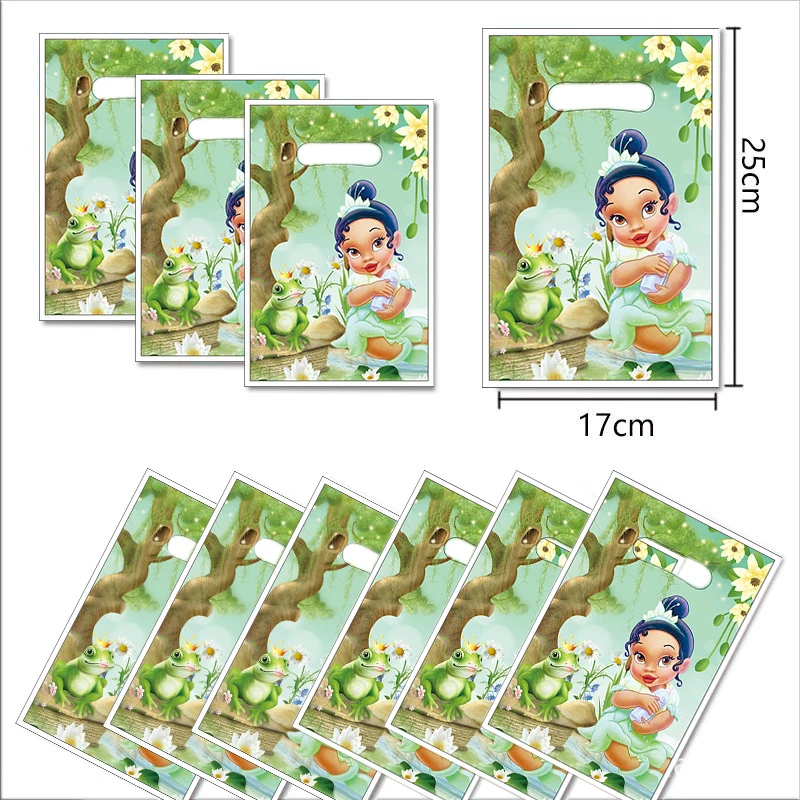 Wholesale 50/40/30/20/10pcs Disney Cartoon Thank You Gift Bags Wedding Birthday Guest Gift Wrap Plastic Bags Small Princess Box