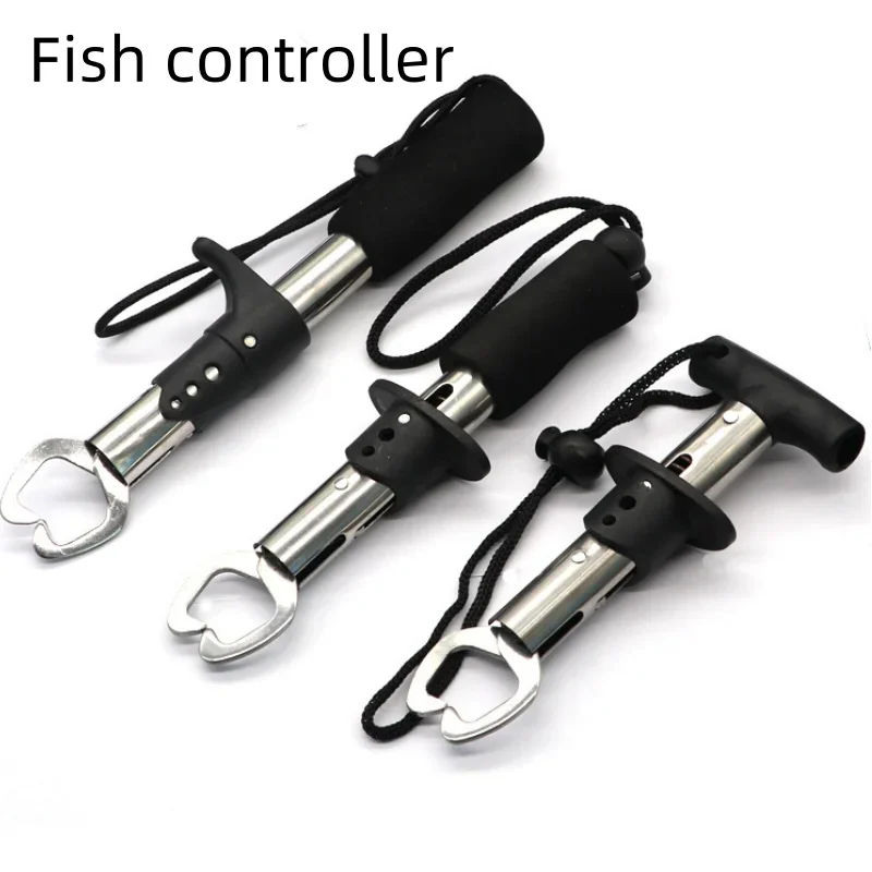 Portable Rust Proof 304 Stainless Steel Fish Controller Professional Fish Grip Lip Catcher Folding Pliers Fishing Equipment