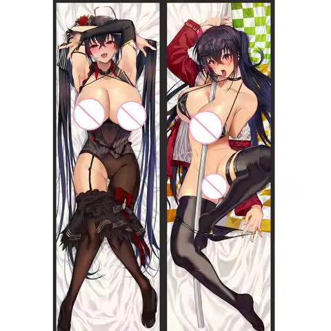 Anime Azur Lane Taihou Double-Sided Print Life-Size Body Pillow Dakimakura Cover Cute Naked