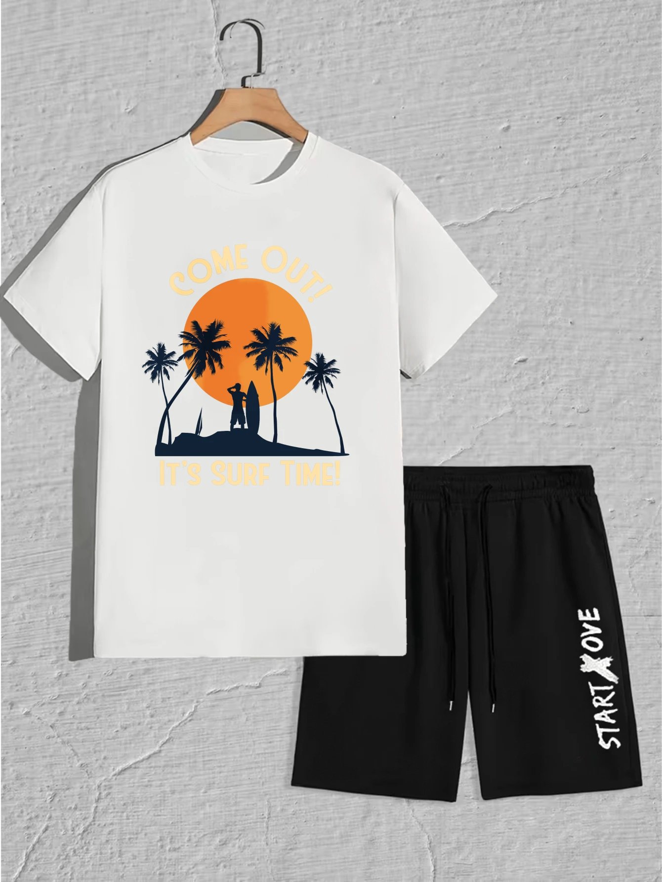 men's set 2025 summer men's clothing Printed men's chandals men's set Graphic Breathable clothing set football drip clothing