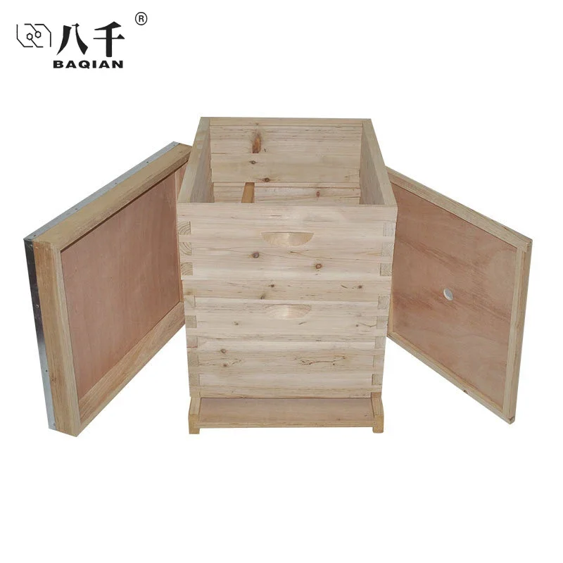 Beekeeping Equipment Pine Fir Wood Bee Hives 10 Frames National Beehive Wooden Dadant Beehive