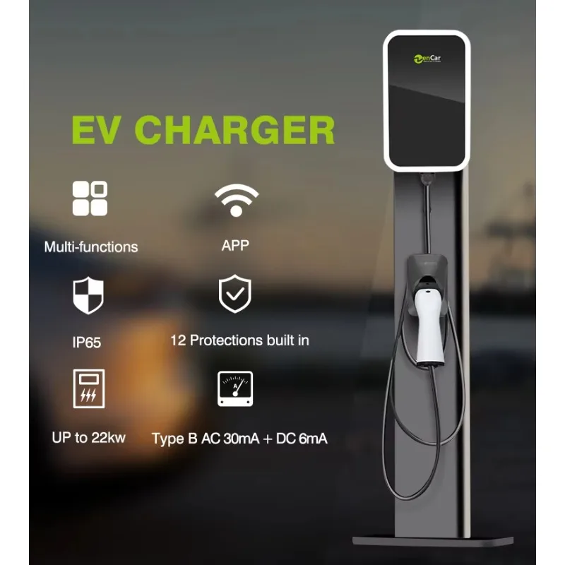 Station de recharge AC pour vé - 22Kw Wallbox Type 2 Ocpp Rfid avis et prix
