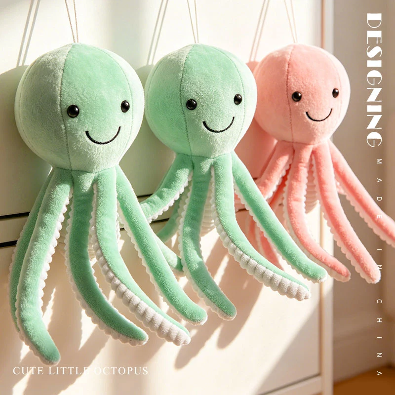 30cm Colourful Octopus Plush Long Legs With Star Beatiful Doll Stuffed Birthday Gifts Home Decro