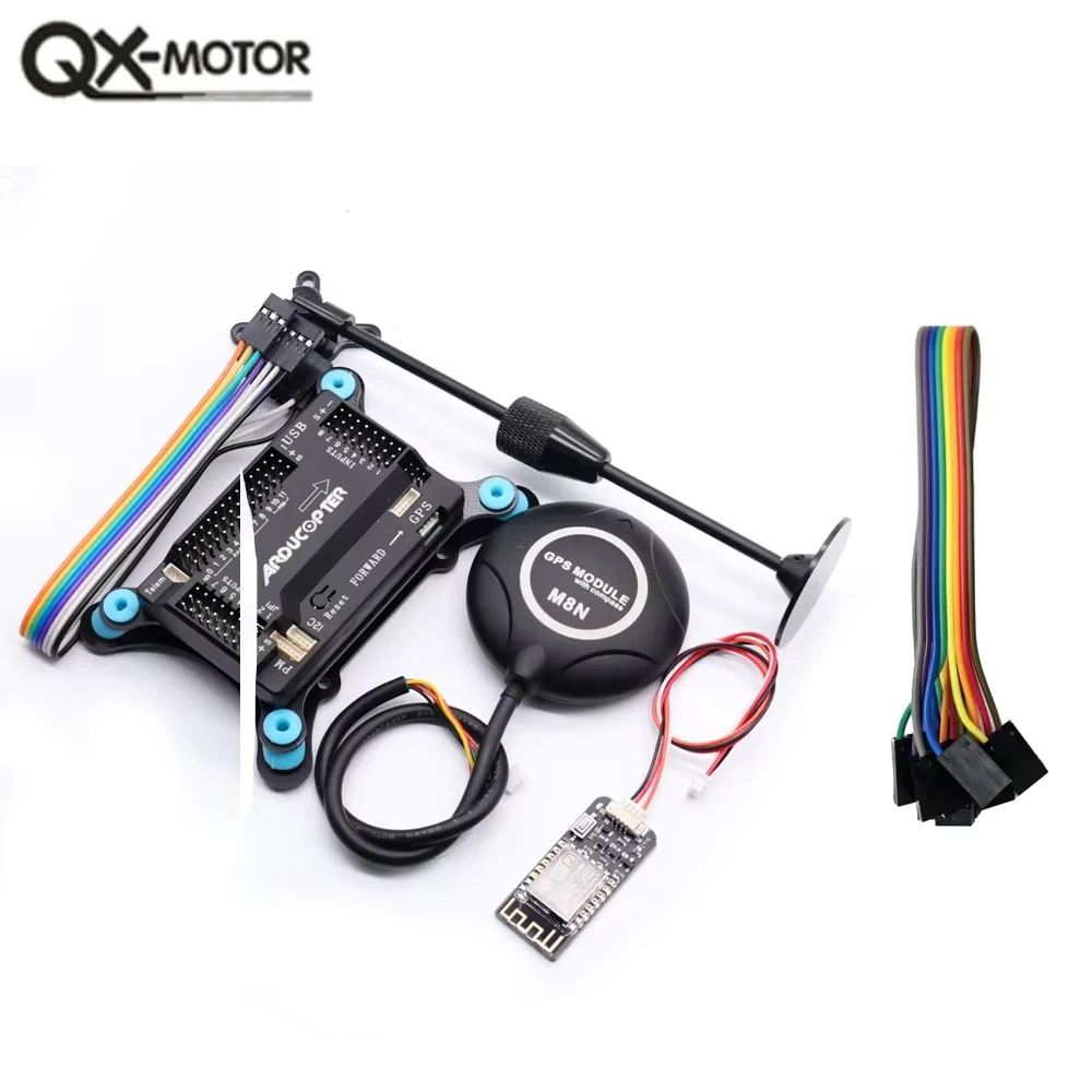 

Angeltoy APM2.8 APM 2.8 flight controller board +M8N GPS built-in compass+xt60 power module for RC Quadcopter