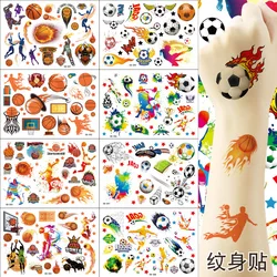 1Pcs New Football Soccer Fan Fake Tattoo Sticker Temporary Basketball Tattoo Sticker Sleeves Waterproof For Man Gift